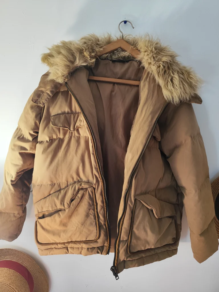 Doudoune the kooples  Camel parfait état taille L  plutôt petit 